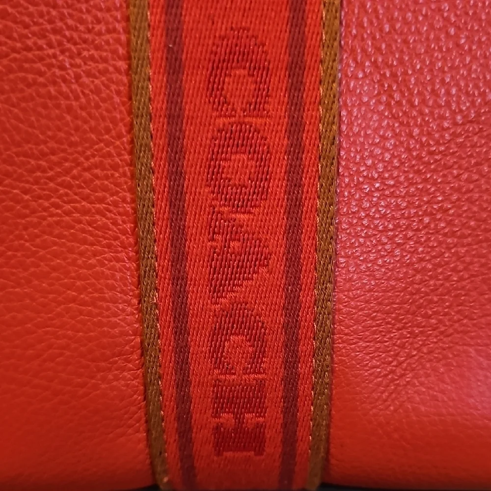Coach EUC Smith Tote Bag Detachable Crossbody Strap Miami Red